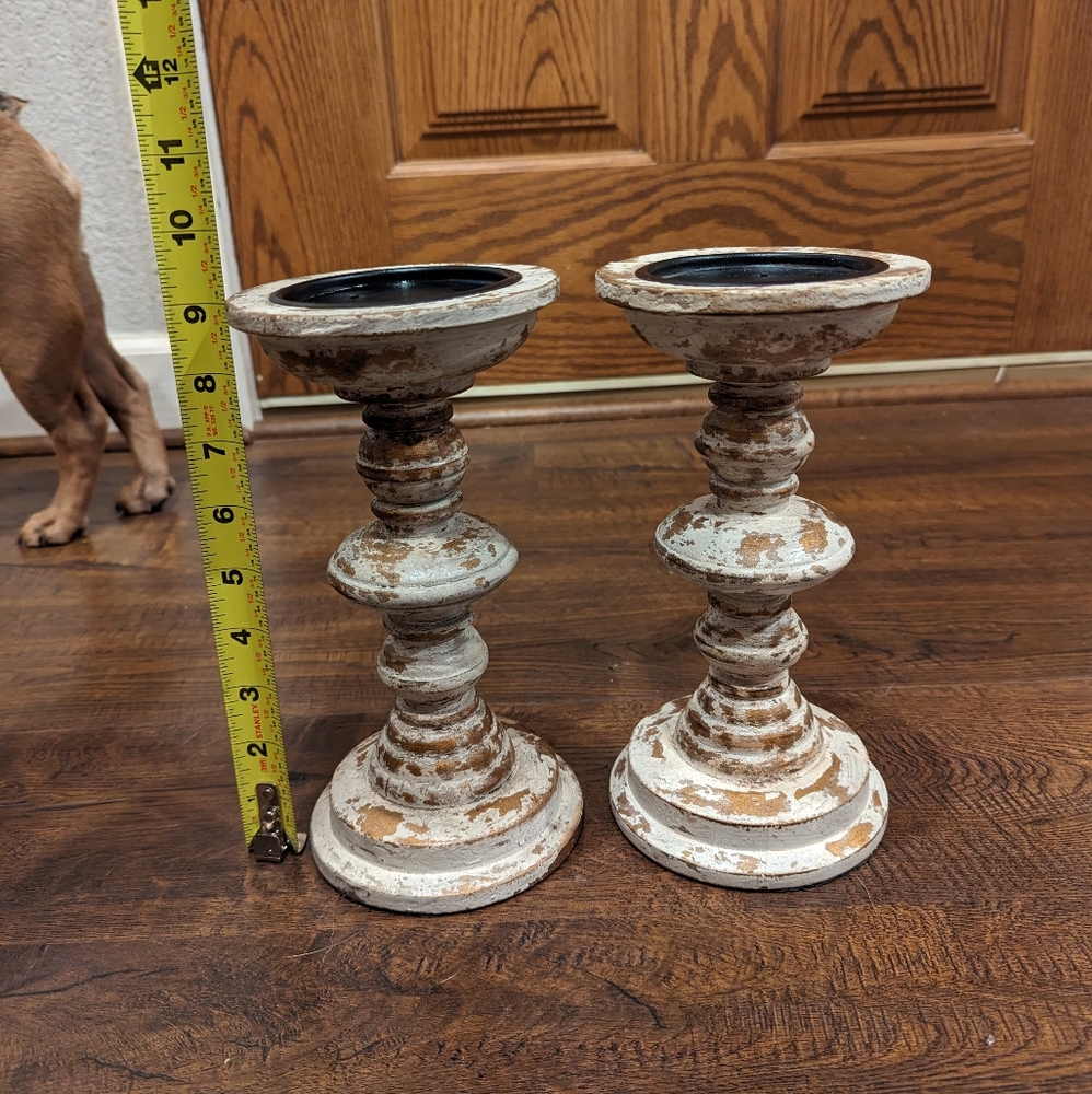 Set of 2 candle holders